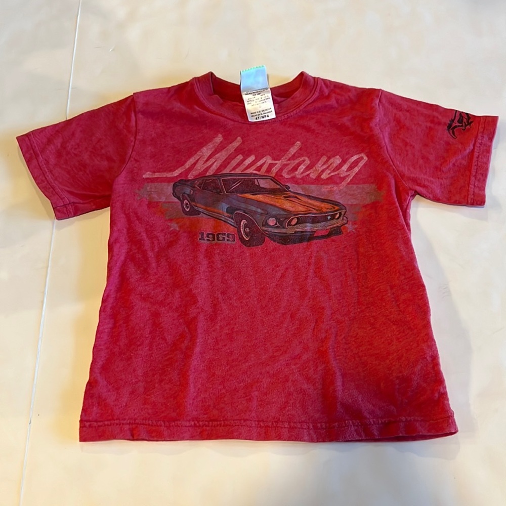 Vintage Mustang Tee, Kids 4T